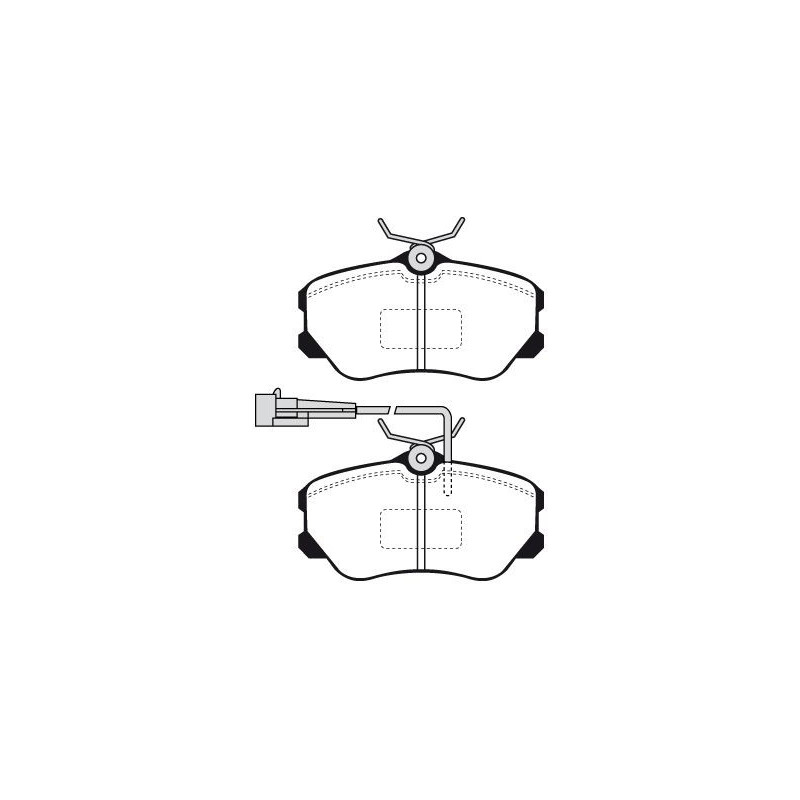 Pastiglie freno asse anteriore - RAICAM