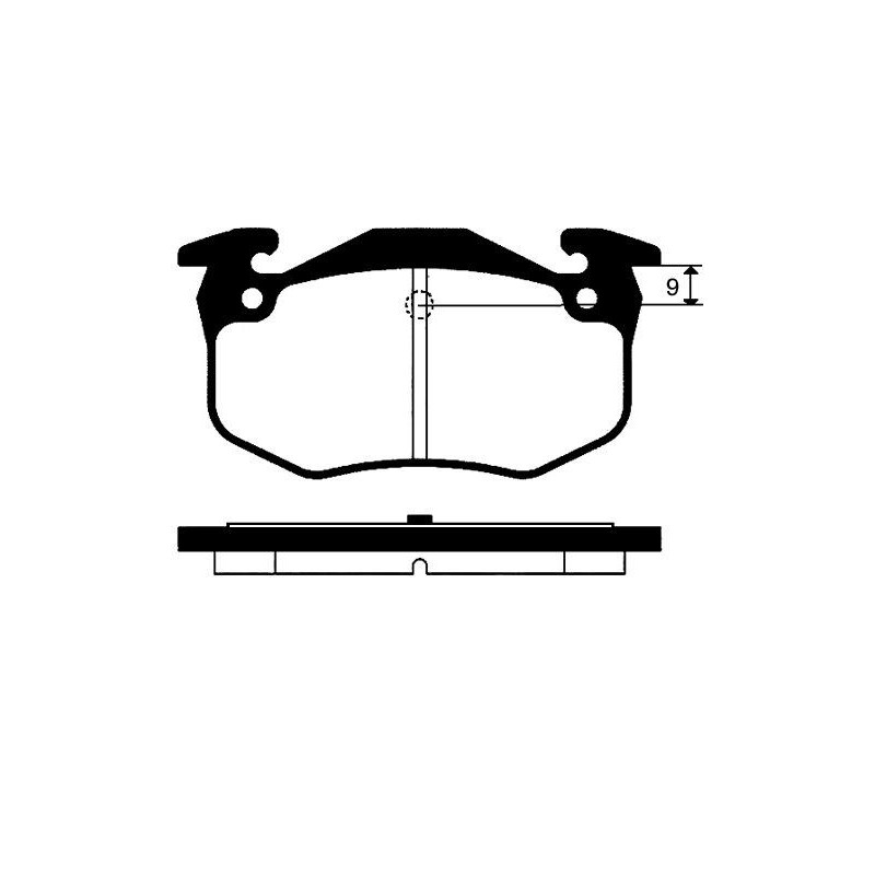 Pastiglie freno asse posteriore - RAICAM