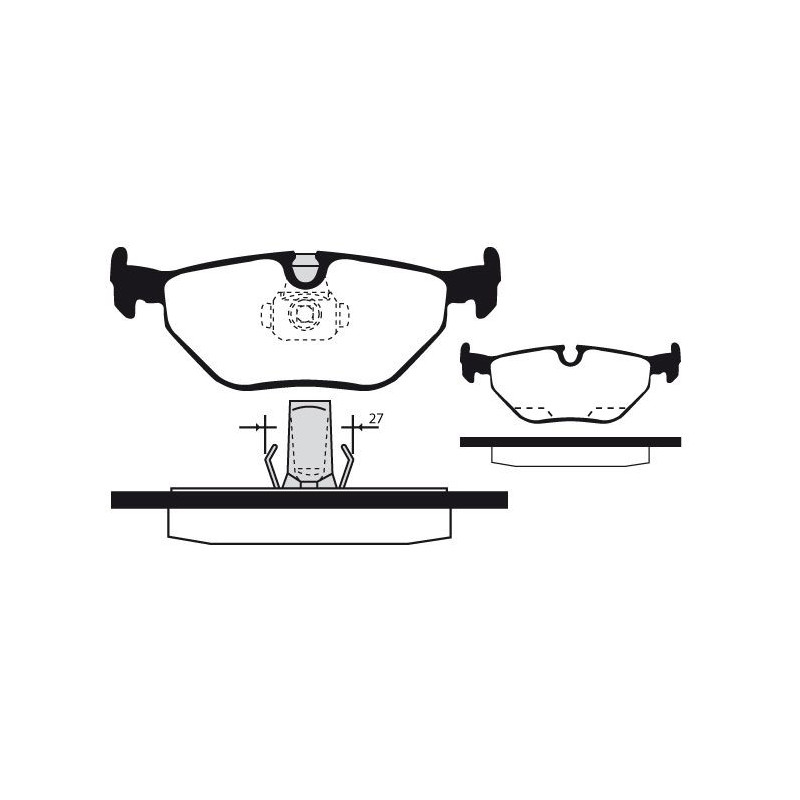 Pastiglie freno asse posteriore - RAICAM