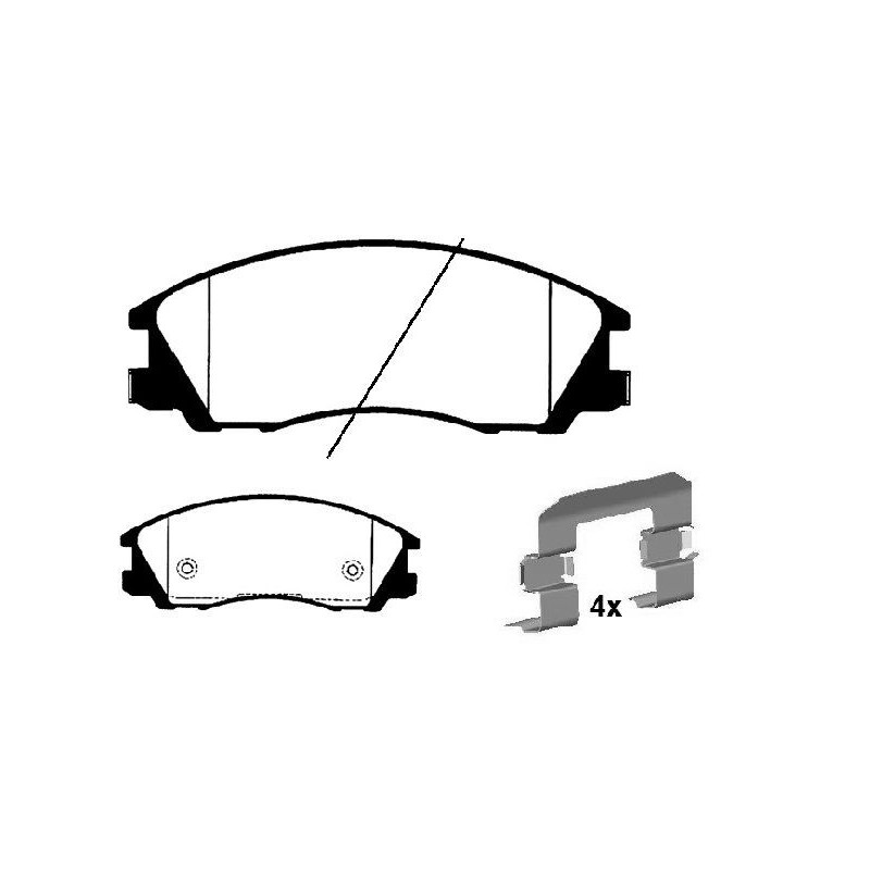 Pastiglie freno asse anteriore - RAICAM