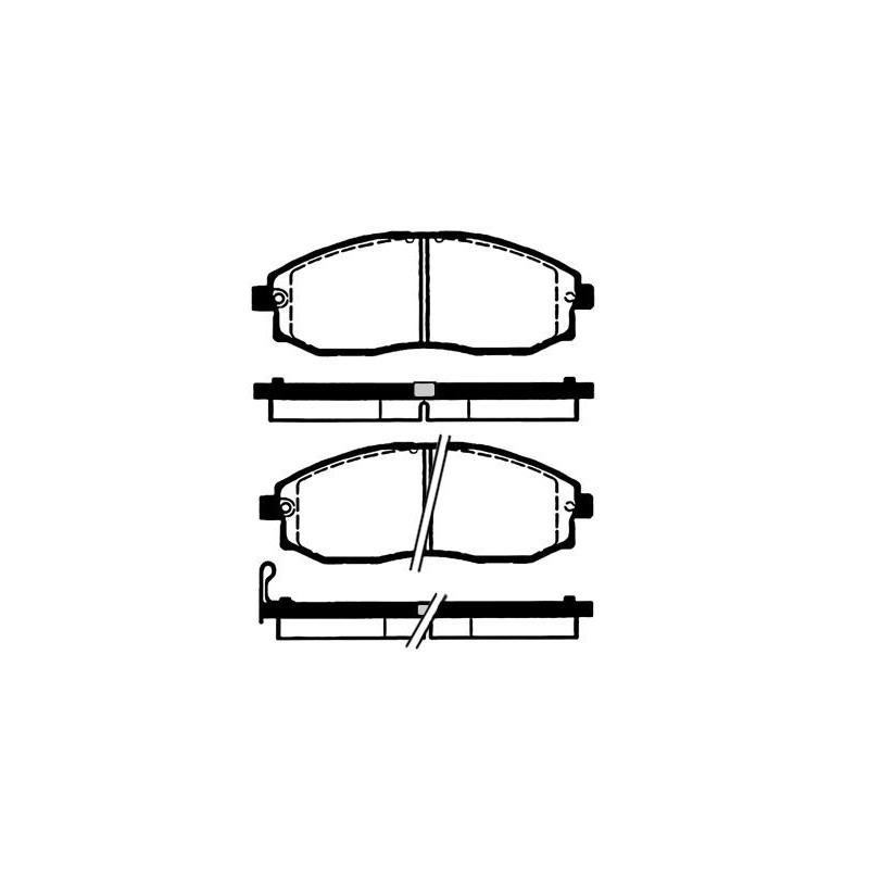 Pastiglie freno asse anteriore - RAICAM