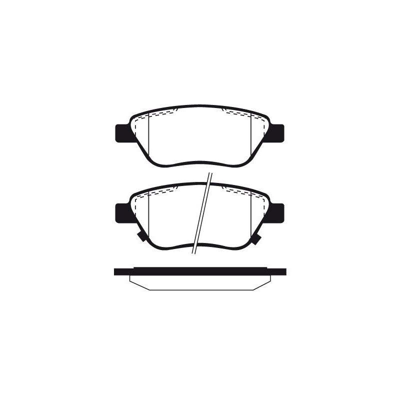 Pastiglie freno asse anteriore - RAICAM