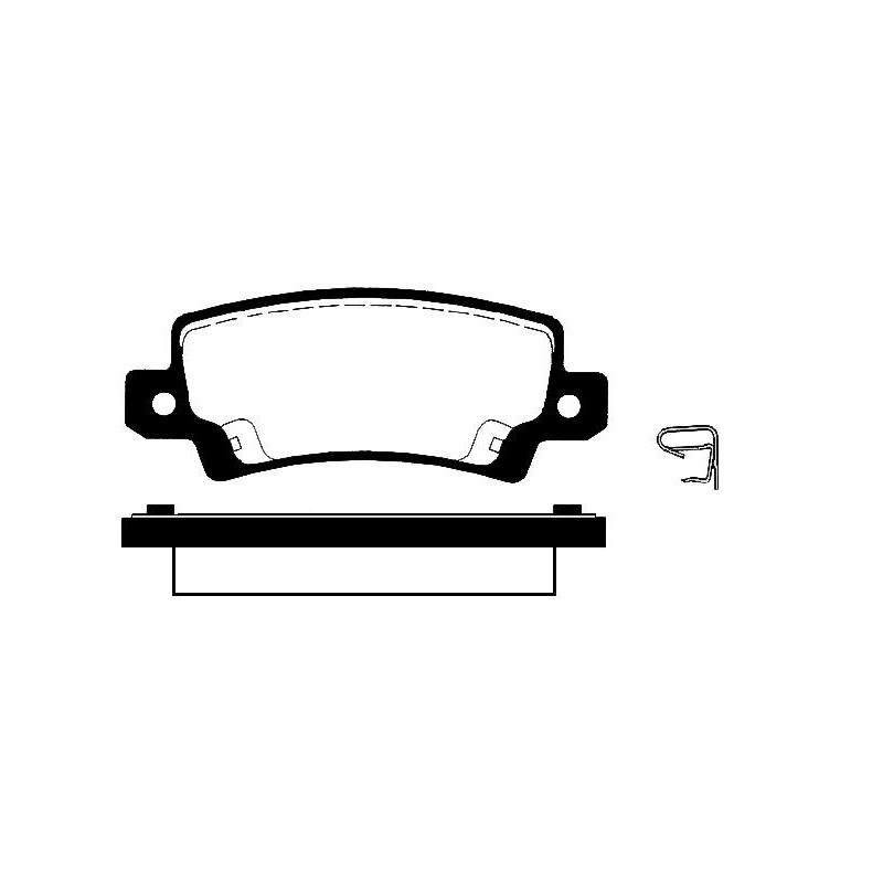 Pastiglie freno asse posteriore - RAICAM