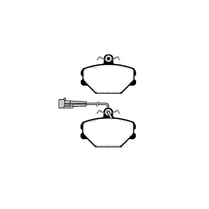 Pastiglie freno asse anteriore - RAICAM