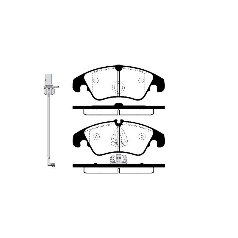 Pastiglie freno asse anteriore - RAICAM