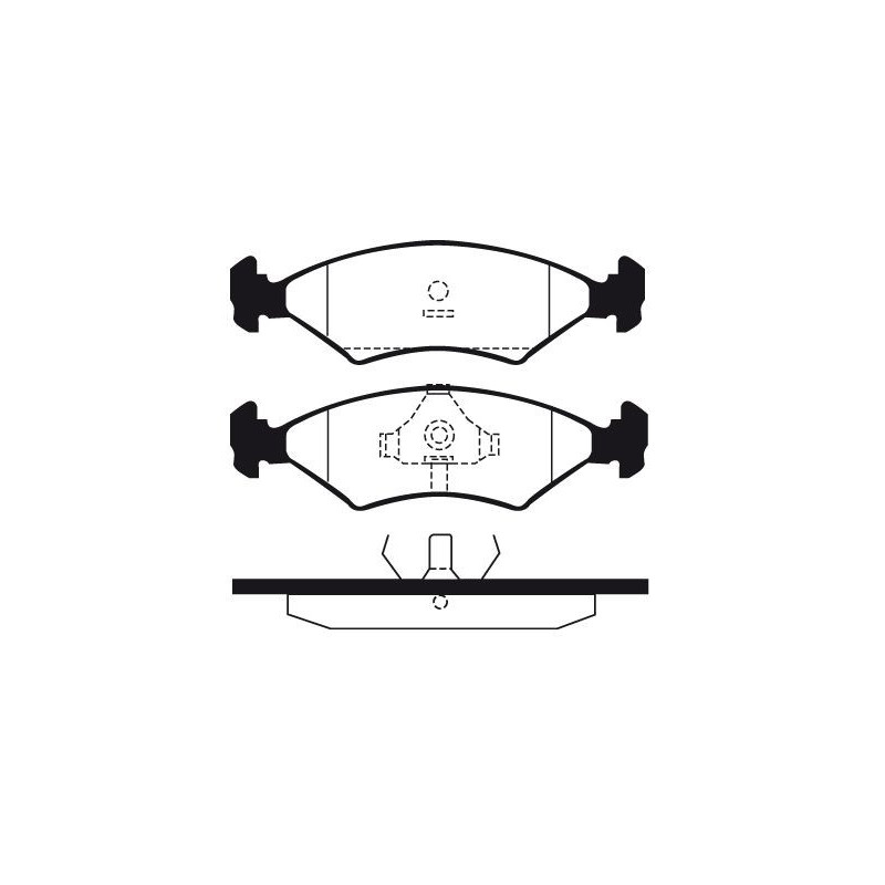 Pastiglie freno asse anteriore - RAICAM