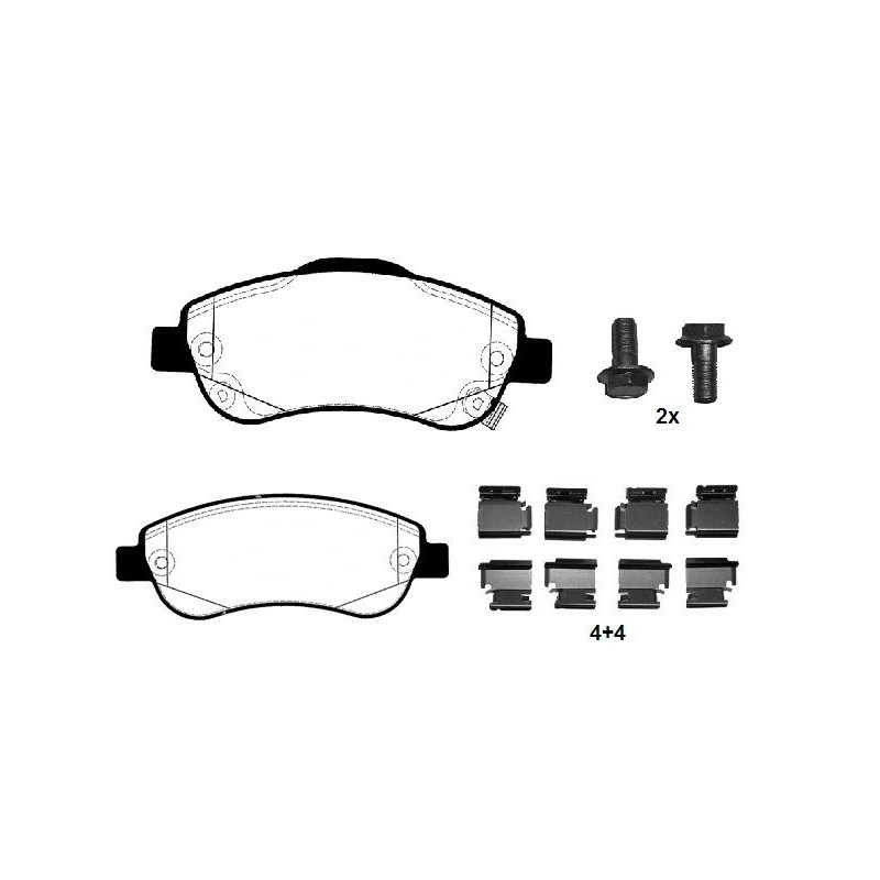 Pastiglie freno asse anteriore - RAICAM