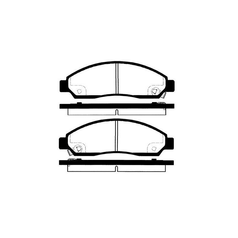 Pastiglie freno asse anteriore - RAICAM