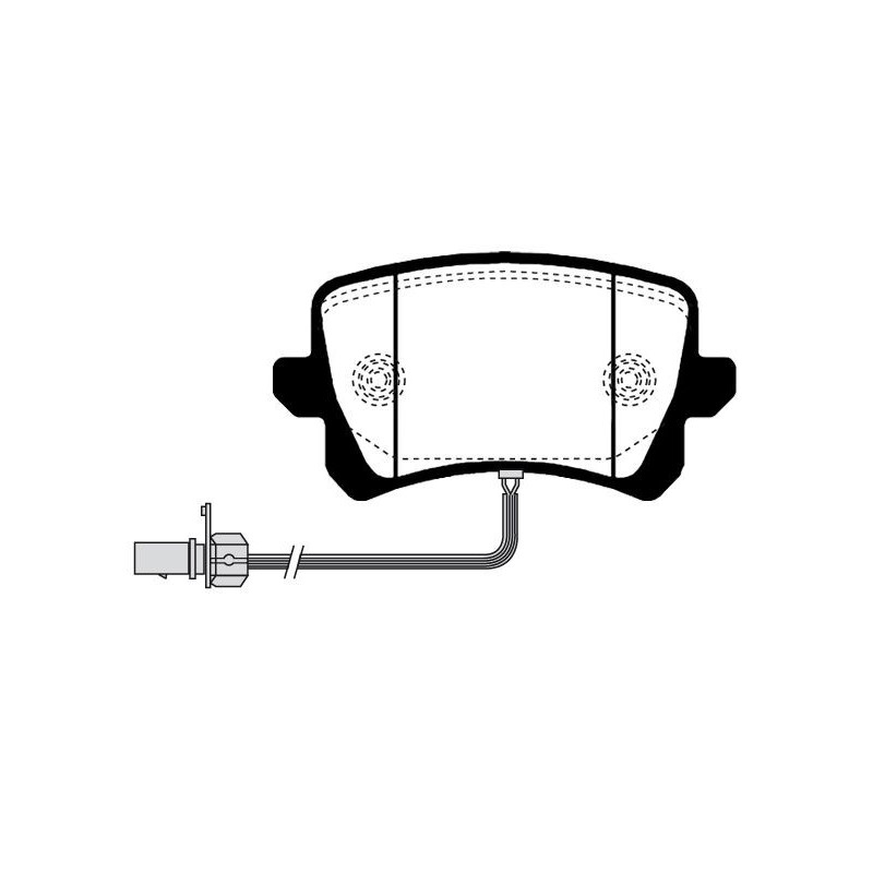 Pastiglie freno asse posteriore - RAICAM