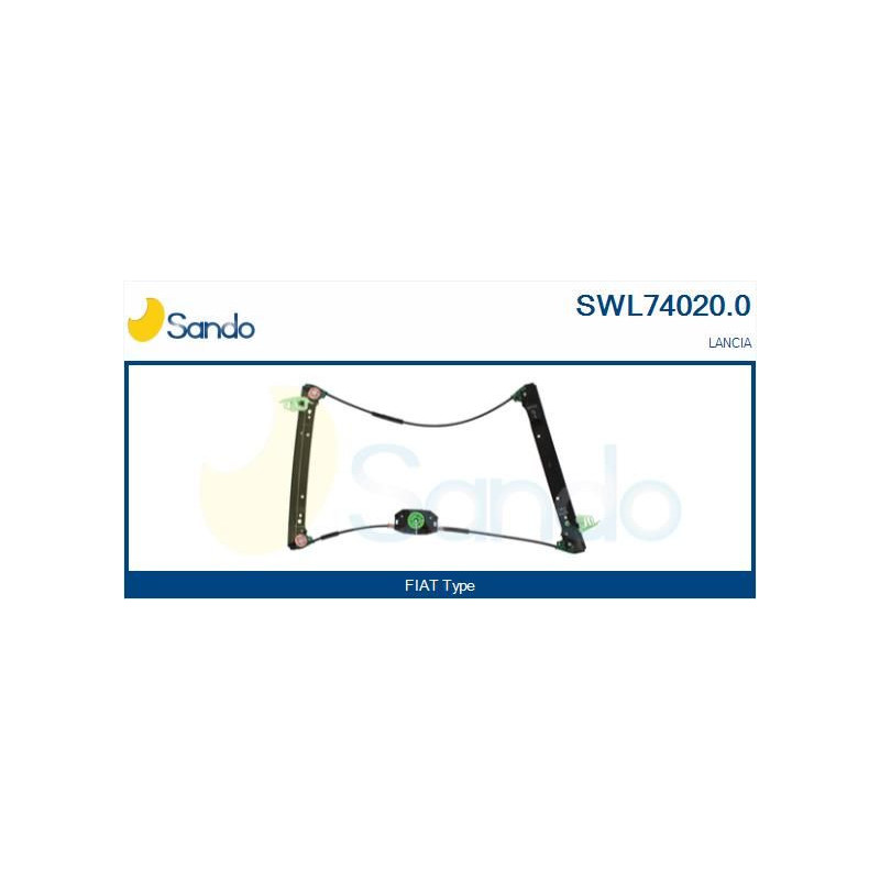 Alzacristalli posteriore - SANDO