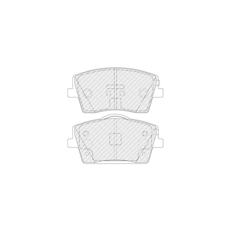 Pastiglie freno asse anteriore - FERODO