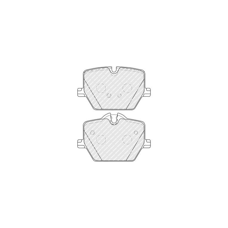 Pastiglie freno asse posteriore - FERODO