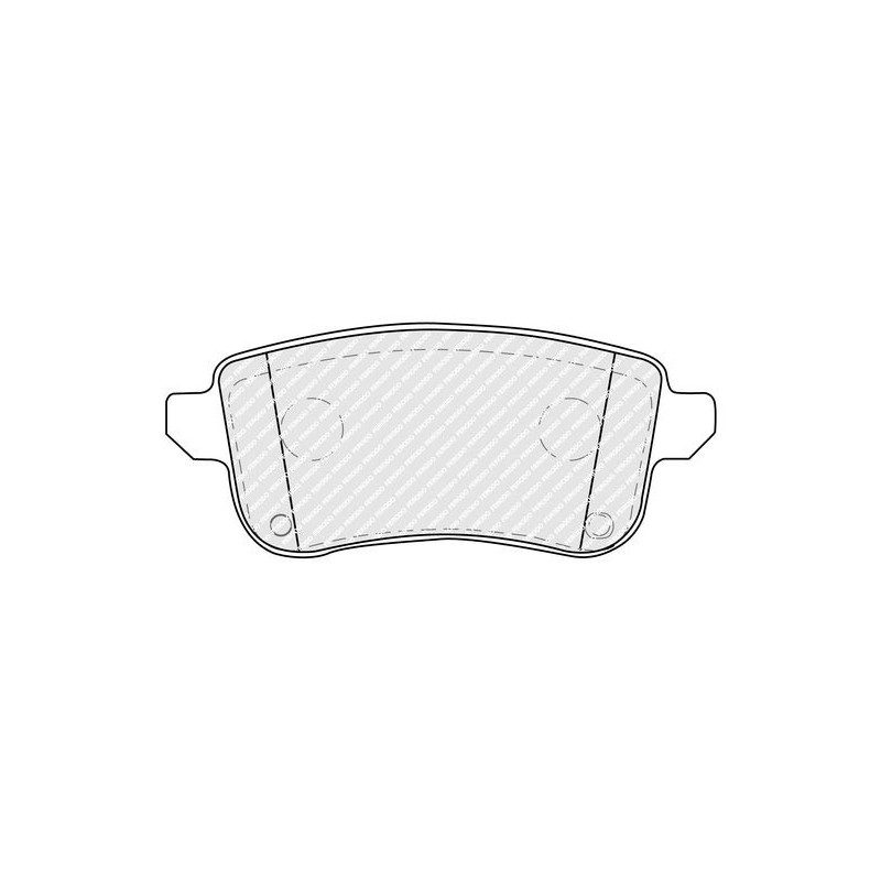 Pastiglie freno asse posteriore - FERODO