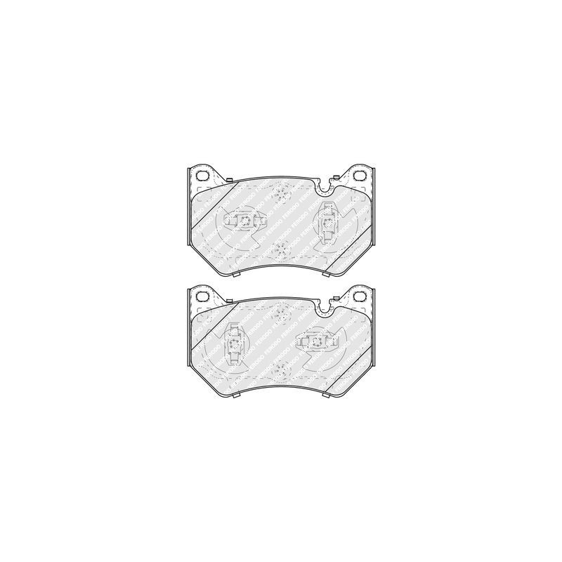 Pastiglie freno asse anteriore - FERODO