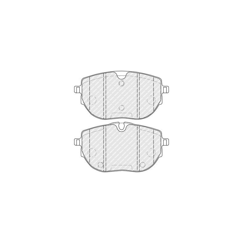 Pastiglie freno asse anteriore - FERODO