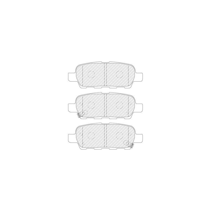 Pastiglie freno asse posteriore - FERODO