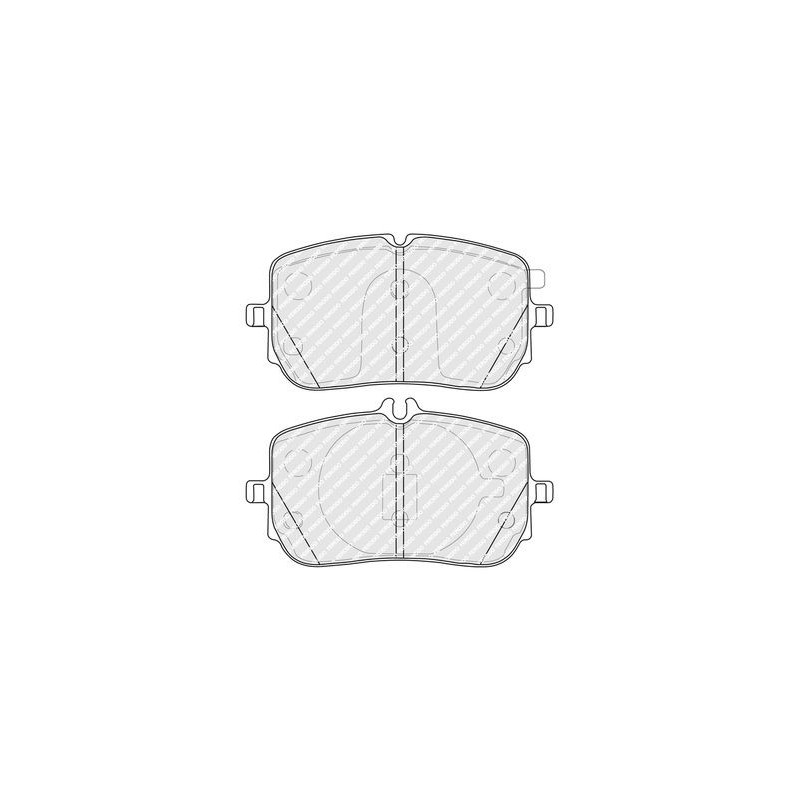 Pastiglie freno asse anteriore - FERODO