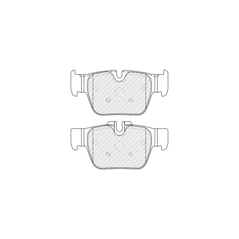 Pastiglie freno asse posteriore - FERODO