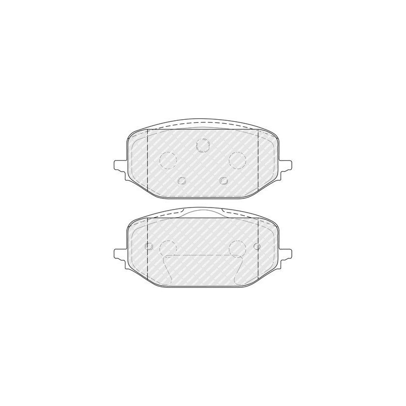 Pastiglie freno asse anteriore - FERODO