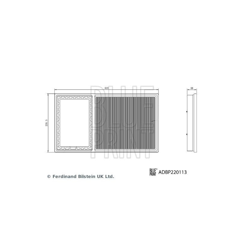 Filtro aria - BLUE PRINT
