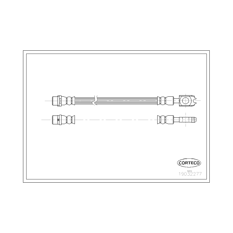Flessibile freno asse posteriore - CORTECO