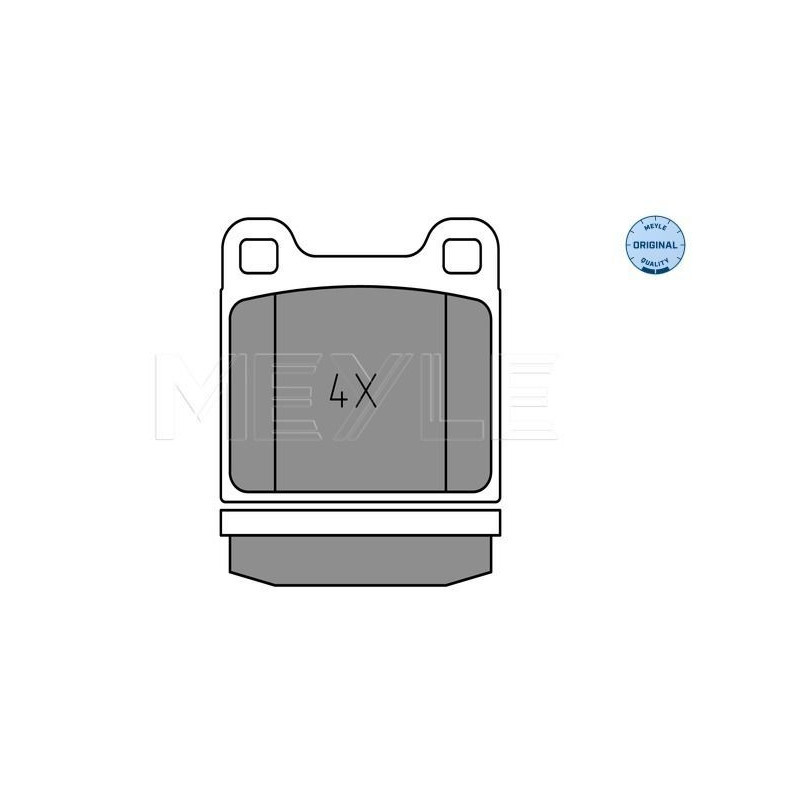 Pastiglie freno asse anteriore - MEYLE