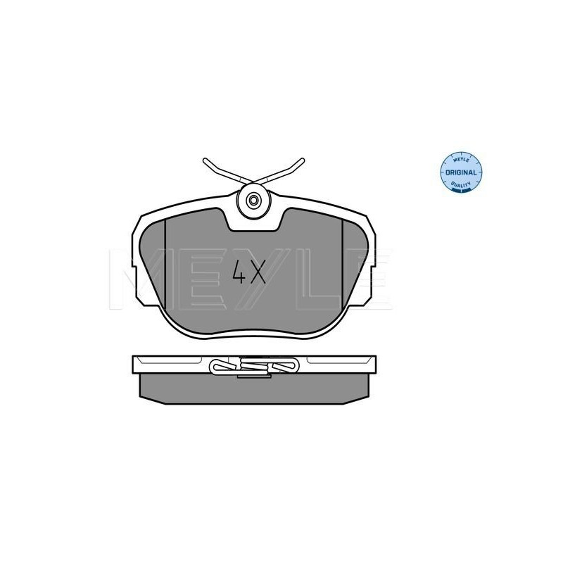 Pastiglie freno asse anteriore - MEYLE