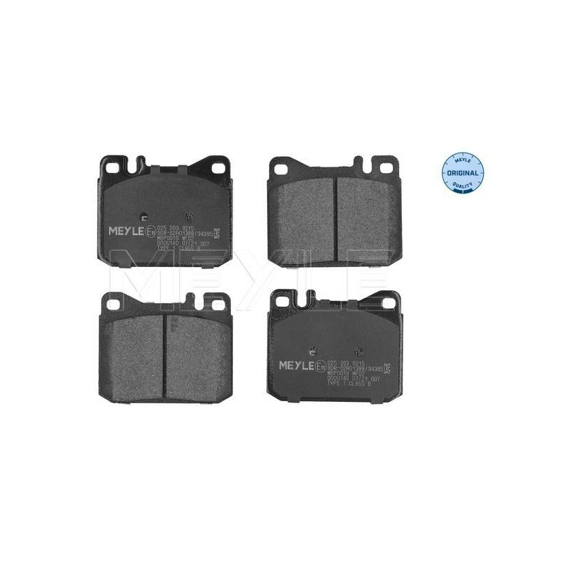 Pastiglie freno asse anteriore - MEYLE