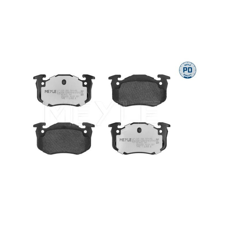 Pastiglie freno asse posteriore - MEYLE