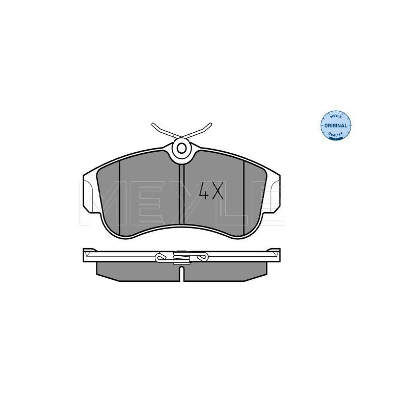 Pastiglie freno asse anteriore - MEYLE