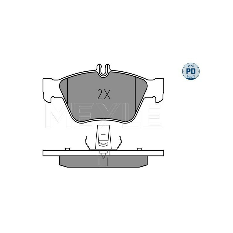 Pastiglie freno asse anteriore - MEYLE