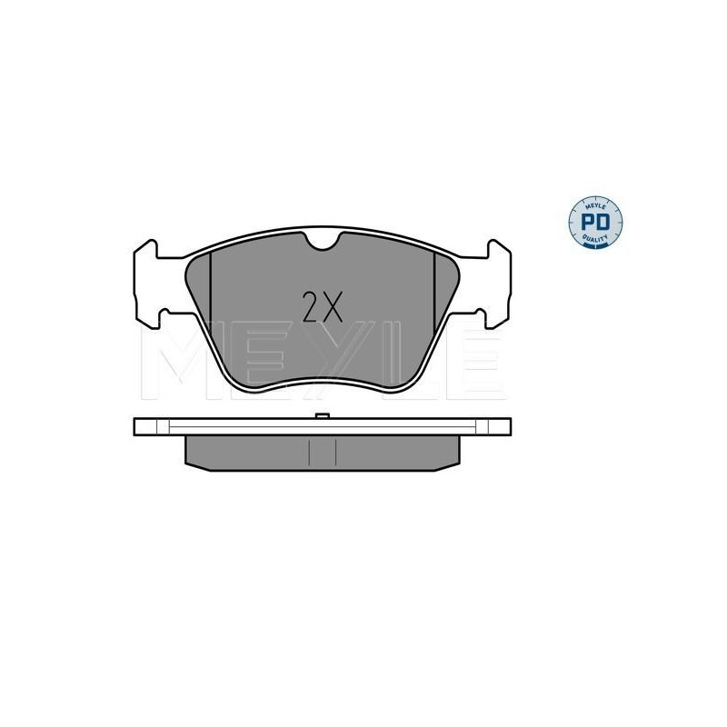 Pastiglie freno asse anteriore - MEYLE