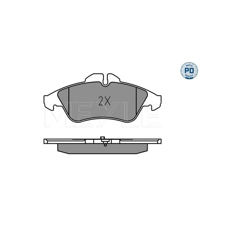 Pastiglie freno asse anteriore - MEYLE