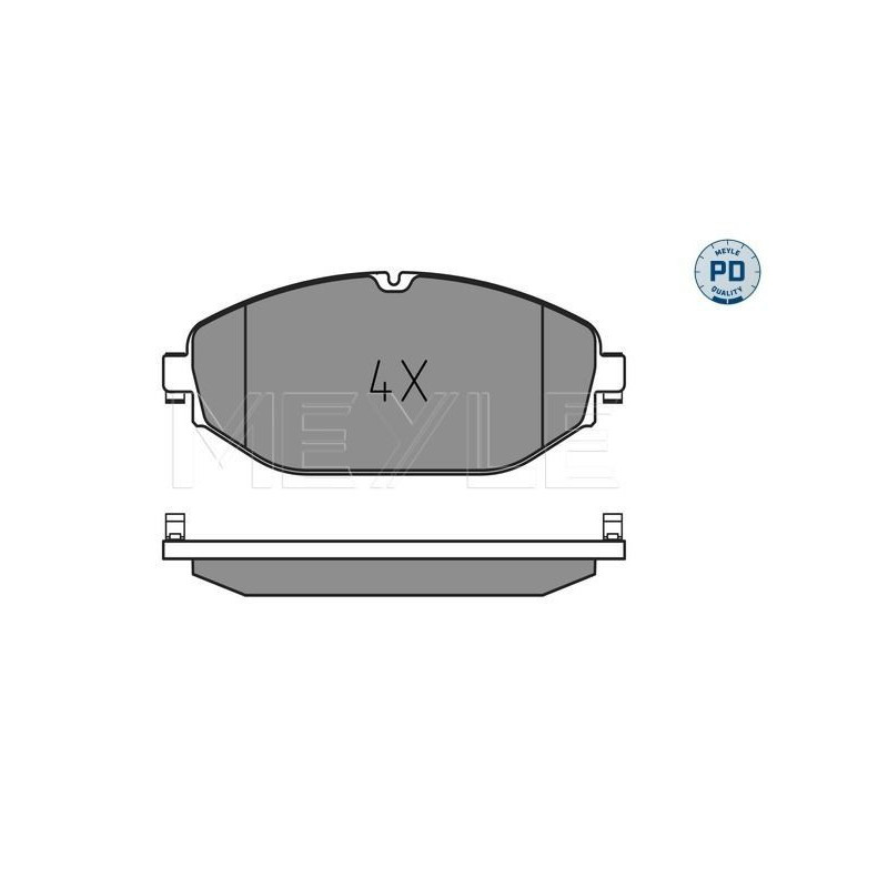 Pastiglie freno asse anteriore - MEYLE