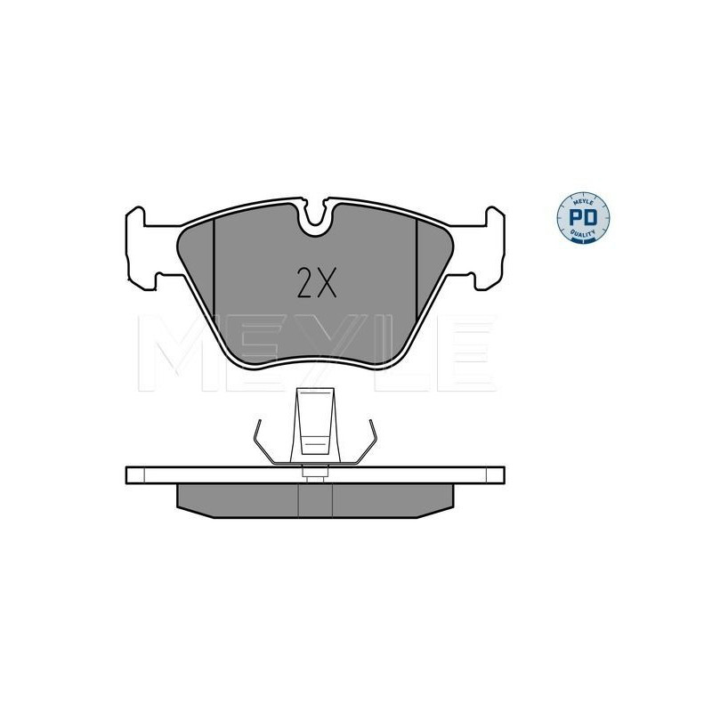 Pastiglie freno asse anteriore - MEYLE
