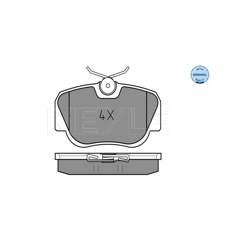 Pastiglie freno asse anteriore - MEYLE