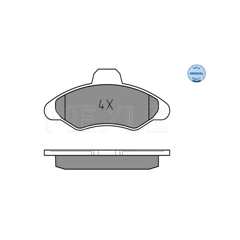 Pastiglie freno asse anteriore - MEYLE