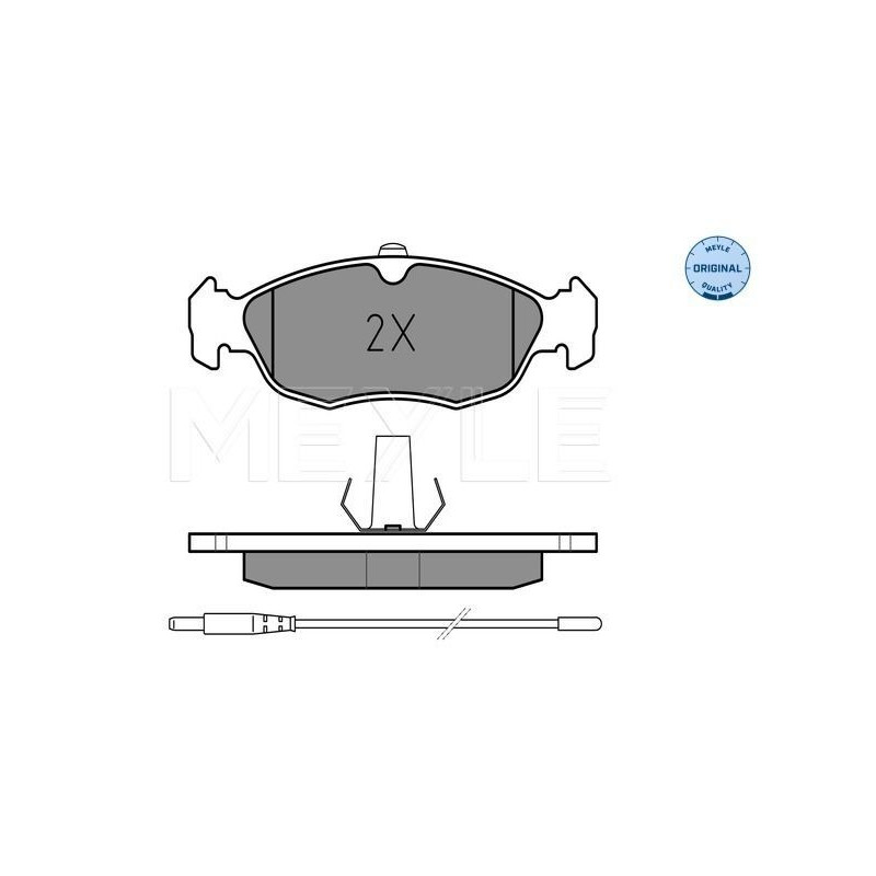 Pastiglie freno asse anteriore - MEYLE