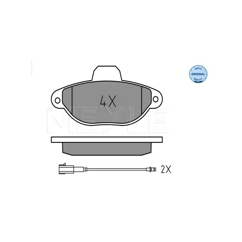 Pastiglie freno asse anteriore - MEYLE