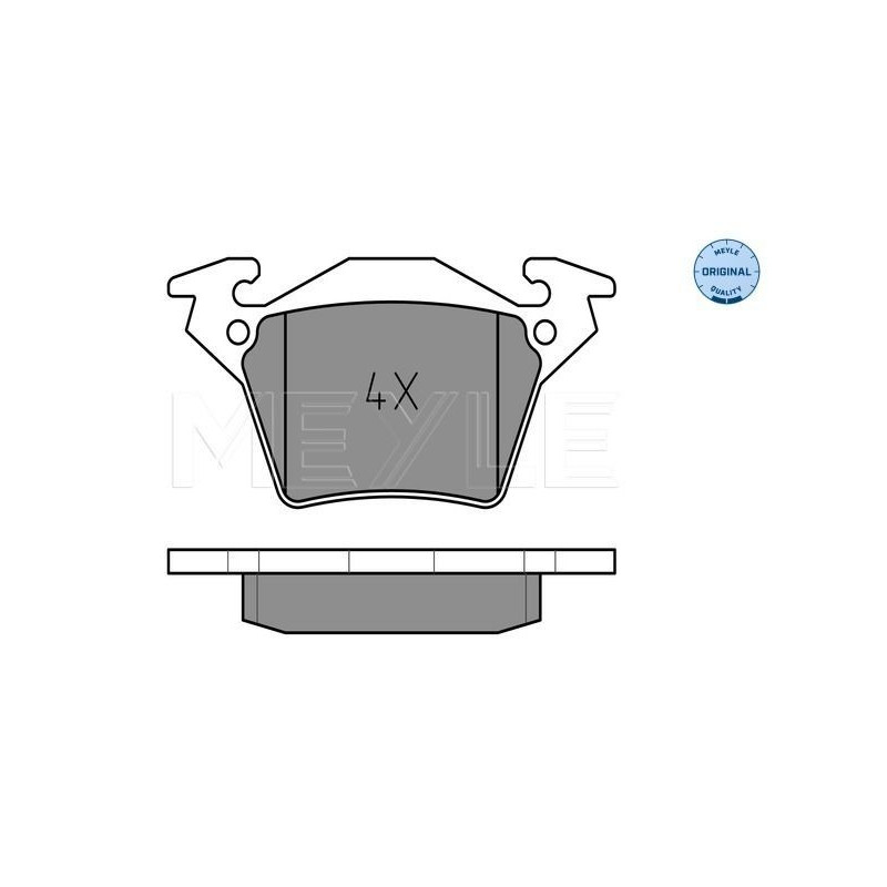 Pastiglie freno asse posteriore - MEYLE