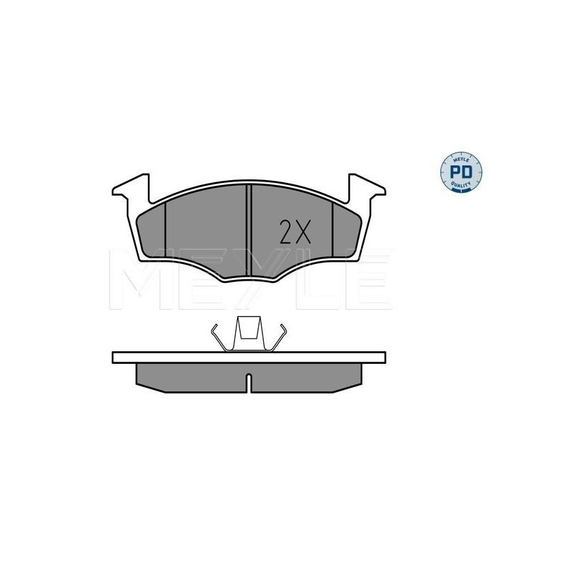 Pastiglie freno asse anteriore - MEYLE