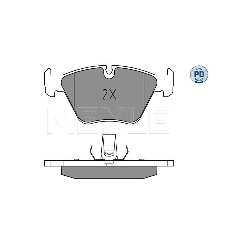 Pastiglie freno asse anteriore - MEYLE