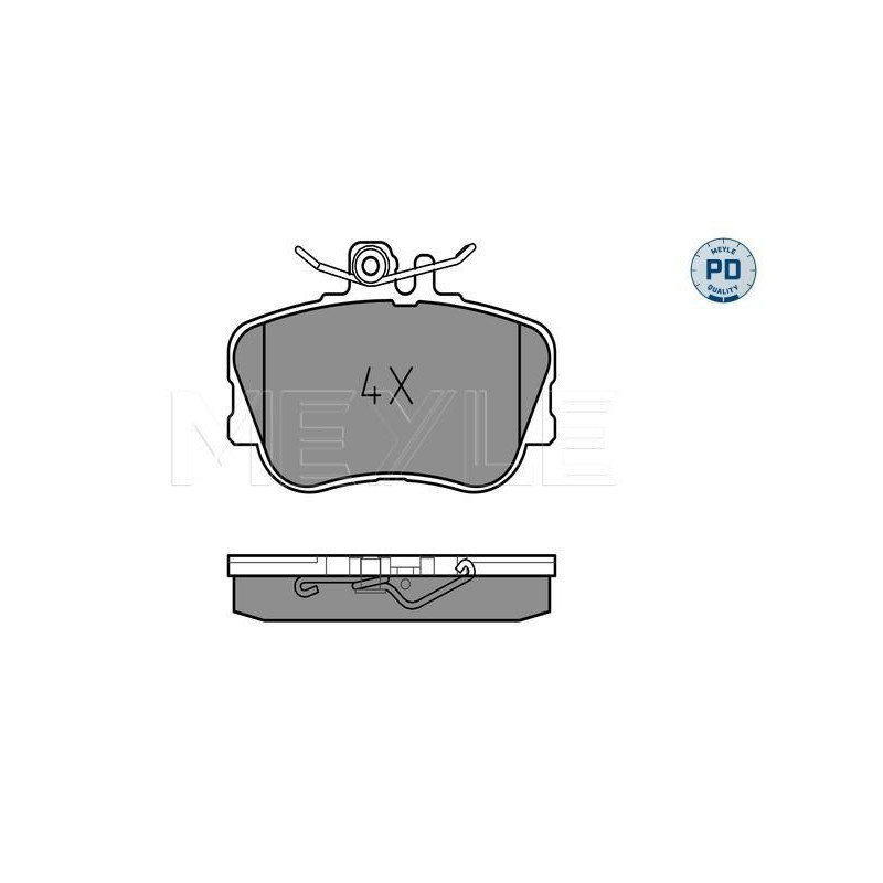 Pastiglie freno asse anteriore - MEYLE