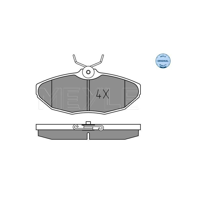 Pastiglie freno asse posteriore - MEYLE