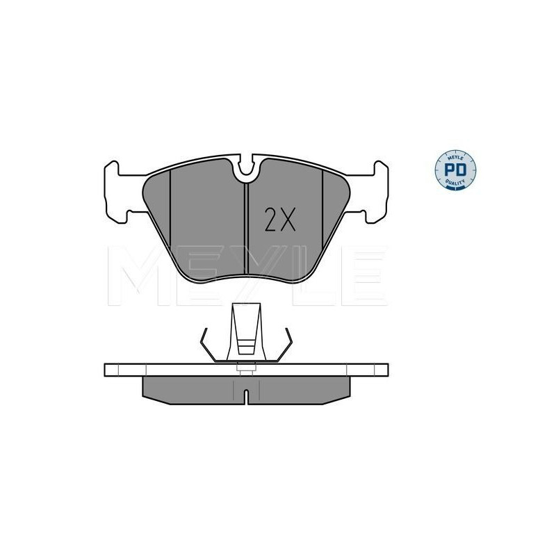 Pastiglie freno asse anteriore - MEYLE