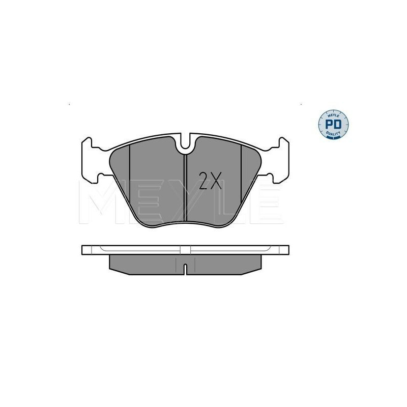 Pastiglie freno asse anteriore - MEYLE