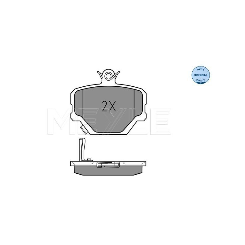 Pastiglie freno asse anteriore - MEYLE