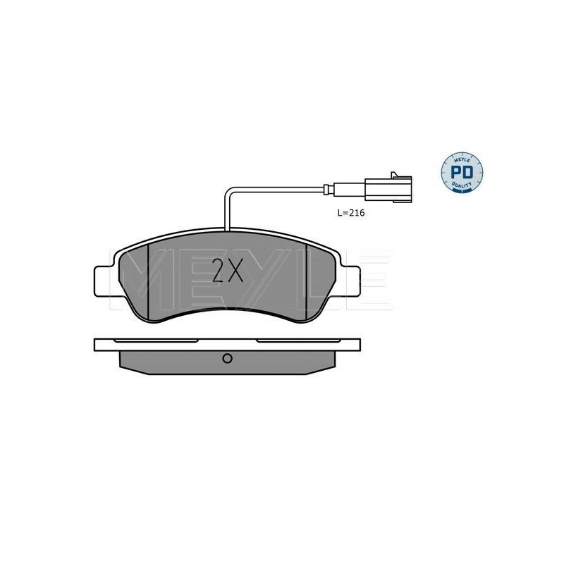 Pastiglie freno asse posteriore - MEYLE