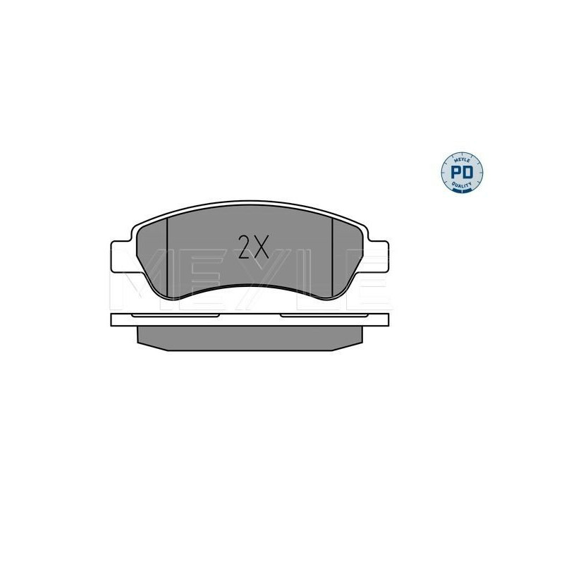Pastiglie freno asse posteriore - MEYLE