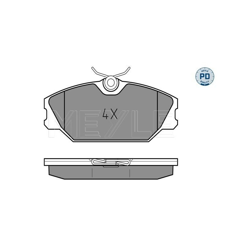 Pastiglie freno asse anteriore - MEYLE